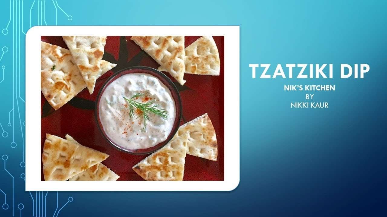 How to make an easy Tzatziki dip in 2 minutes / Greek Yoghurt dip