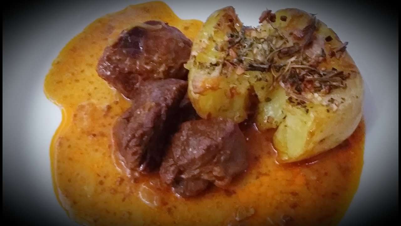 Goulash com batatas ao murro