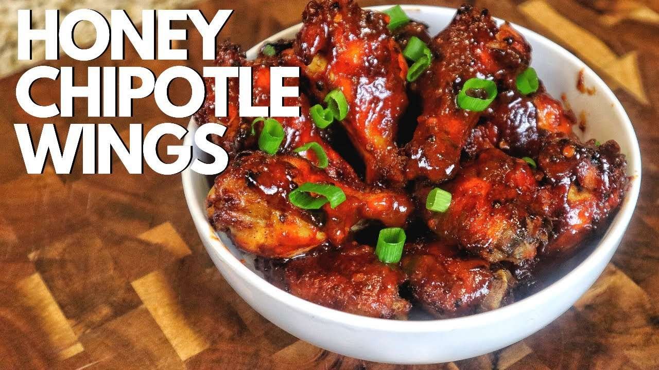 Honey Chipotle Chicken Wings | Easy Chicken Wings Recipe