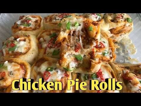Chicken Pie Rolls | Stuffed chicken roll | Chicken roll-ups | Cook With Hadiya