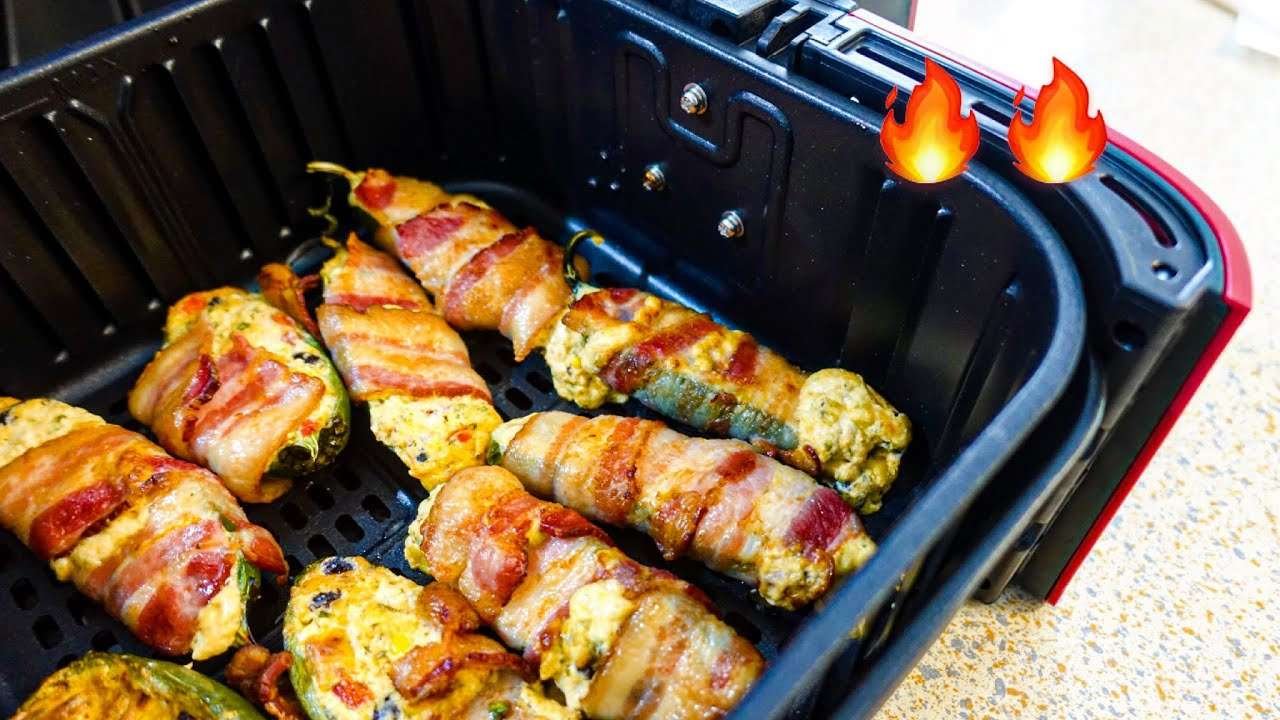 Bacon Wrapped Southwest Jalapeño Poppers Air Fryer Series 2020 Appetizer Recipe