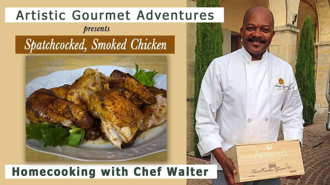 Spatchcocked Smoked Chicken