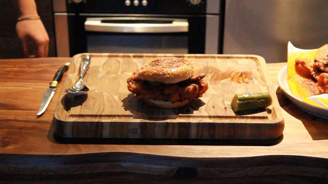 Nashville Hot Chicken Sandwich | 1st Attempt | 100% Eyeballed Everything