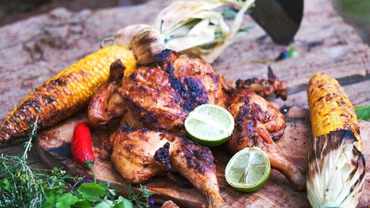 The BEST SPICY GRILLED (Peri Peri) CHICKEN, you`ll ever try! Delicious Outdoor Cooking!
