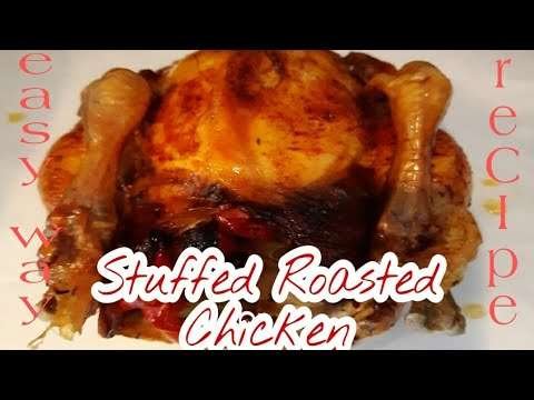 STUFFED ROASTED CHICKEN |HOW TO ROAST CHICKEN IN OVEN|EASY AND SIMPLE