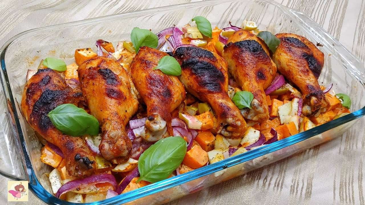 EASY AND HEALTHY ONE PAN CHICKEN AND VEGGIES | HEALTHY FALL RECIPES