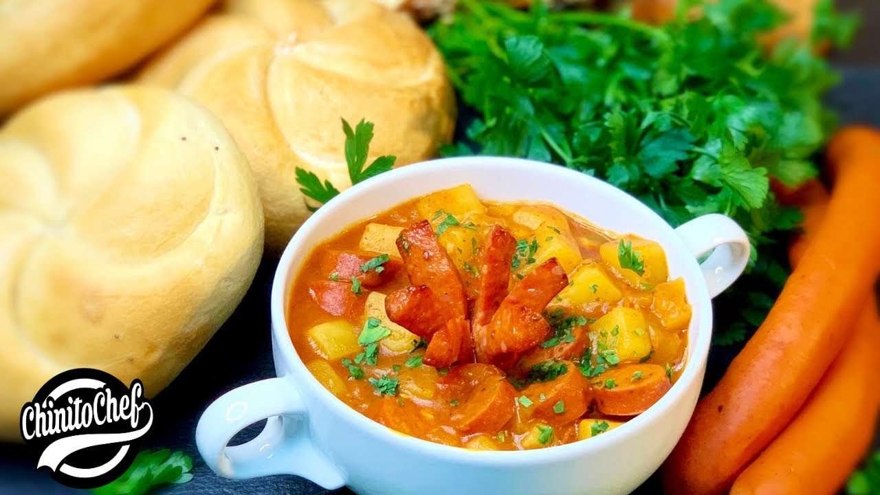 Kartoffelgulasch | Potato Sausage Goulash |