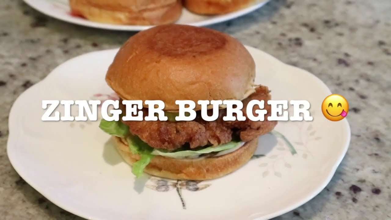 Chicken Zinger Burger 🍔