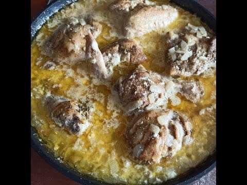 курица со сметаной, самый популярный рецепт курицы**chicken with sour cream,Caucasian chicken