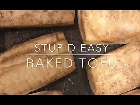 Simple Baked Tofu Recipe