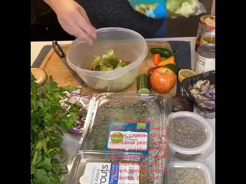 Salad for lettuce wraps!