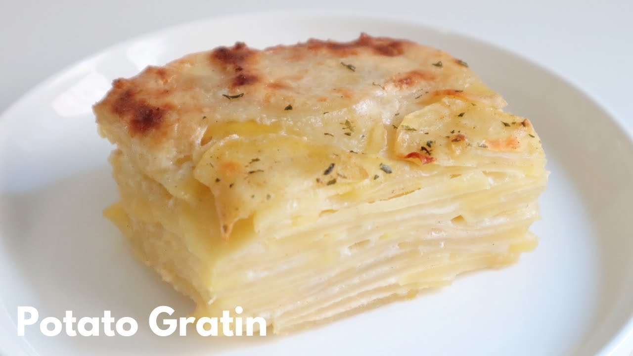 EASY POTATO GRATIN RECIPE | POTATO AU GRATIN | CREAMY BAKED POTATOES