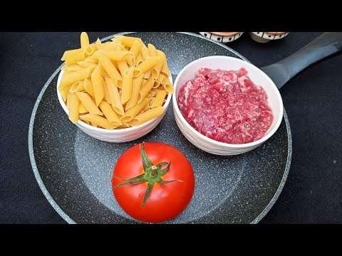 Recette la plus simple peut être préparée avec ces ingrédients /  Pasta 🍝 recipe – ASMR