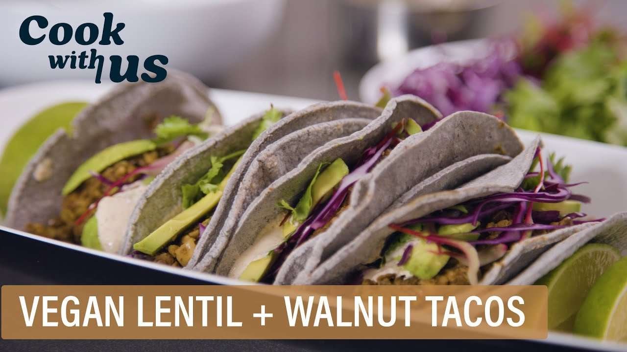 Vegan Lentil + Walnut Tacos | Cook With Us | Well+Good