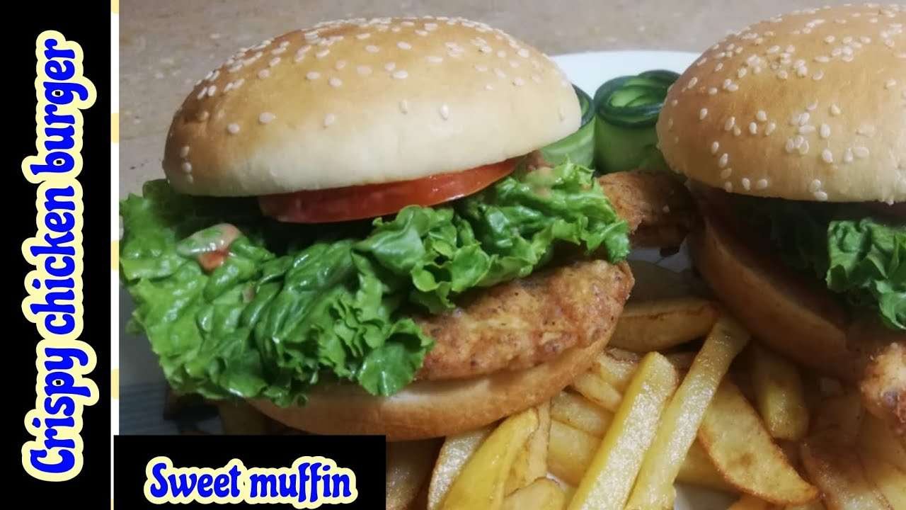 CRISPY CHICKEN BURGER | ZINGER BURGER | SAUCE RECIPE | EASY CRISPY BURGER | HOMEMADE CHICKEN BURGER