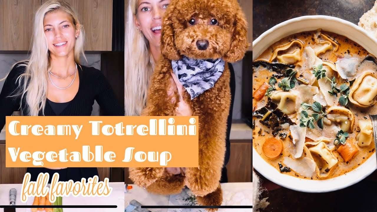 Fall Favorites | Creamy Tortellini Vegetable Soup | Devon Windsor