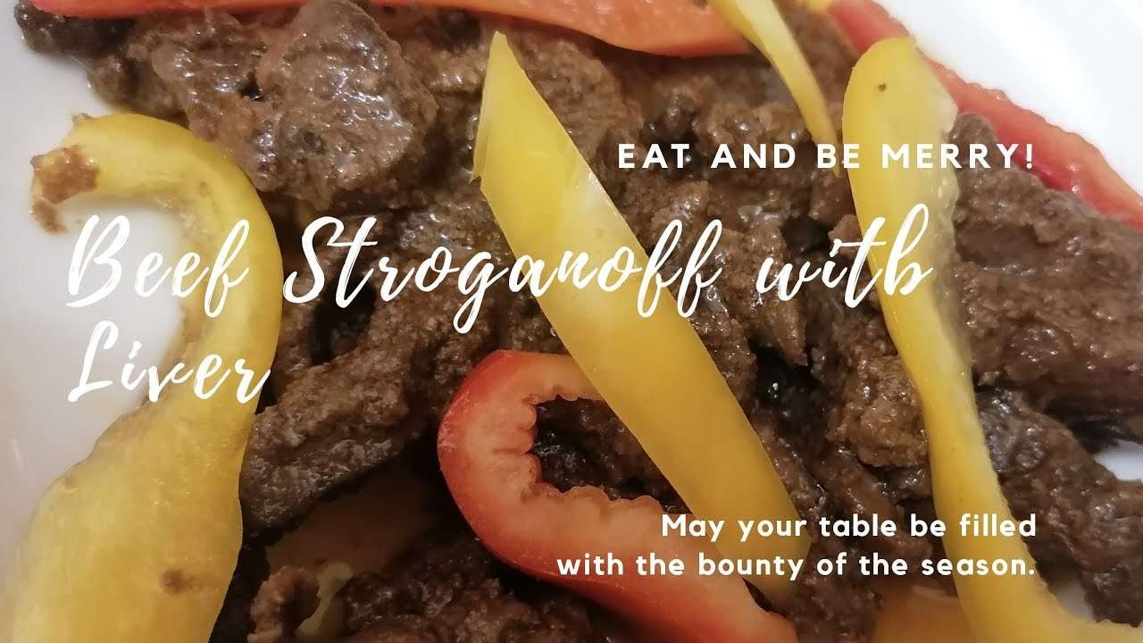 Super Tasty Beef Stroganoff with Liver