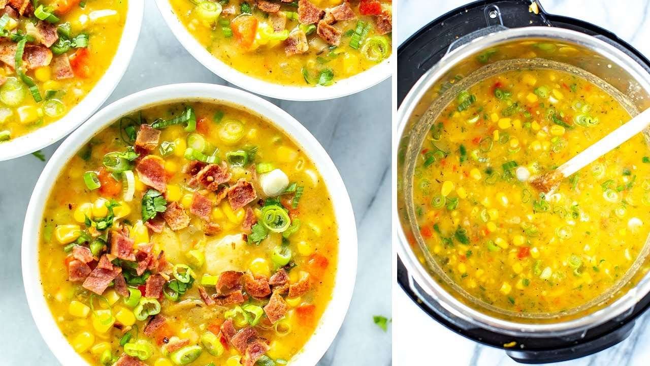 Instant Pot Corn Chowder