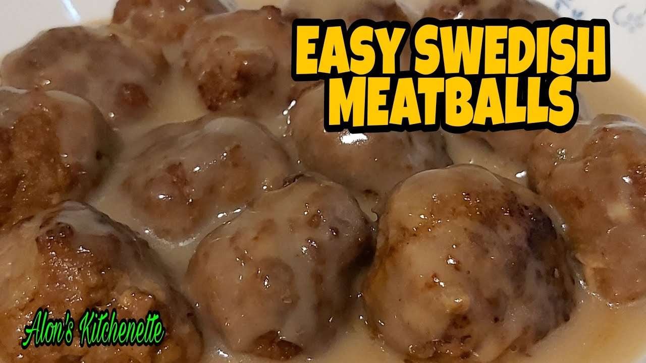 EASY SWEDISH MEATBALLS|CREAMY SAUCE