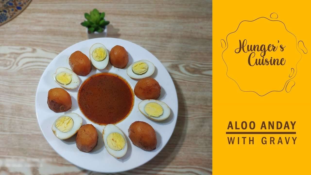 Aloo Anday with gravy | Aloo Anday Ka Salan | Qorma style |  Easy recipe | by Hunger's Cuisine