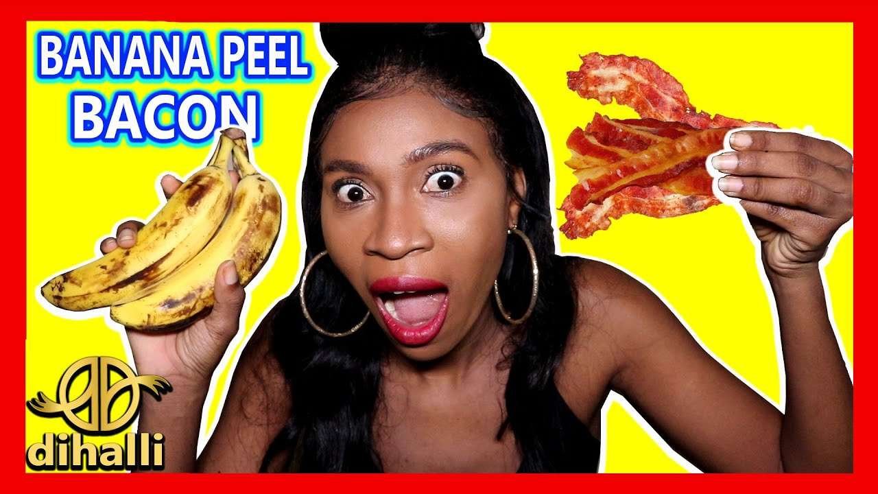 BANANA PEEL AS BACON – Trying Tabitha Brown Banana Peel Bacon Recipe