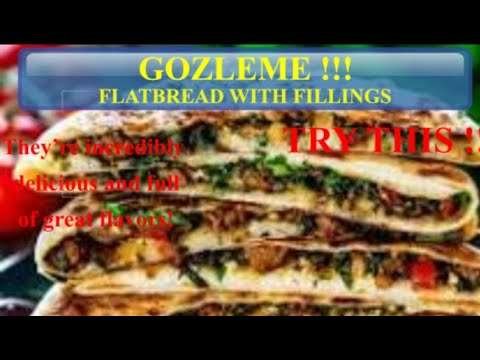 GOZLEME HOMEMADE RECIPE | FLATBREAD WITH CHEESY BEEF FILLINGS | ASIAN COOKING | LET'S COOK
