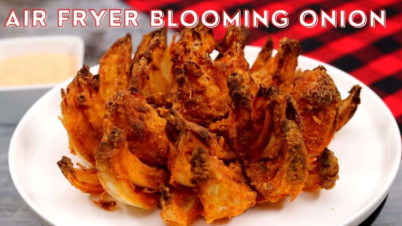 Air Fryer Crispy Blooming Onion (healthier version)