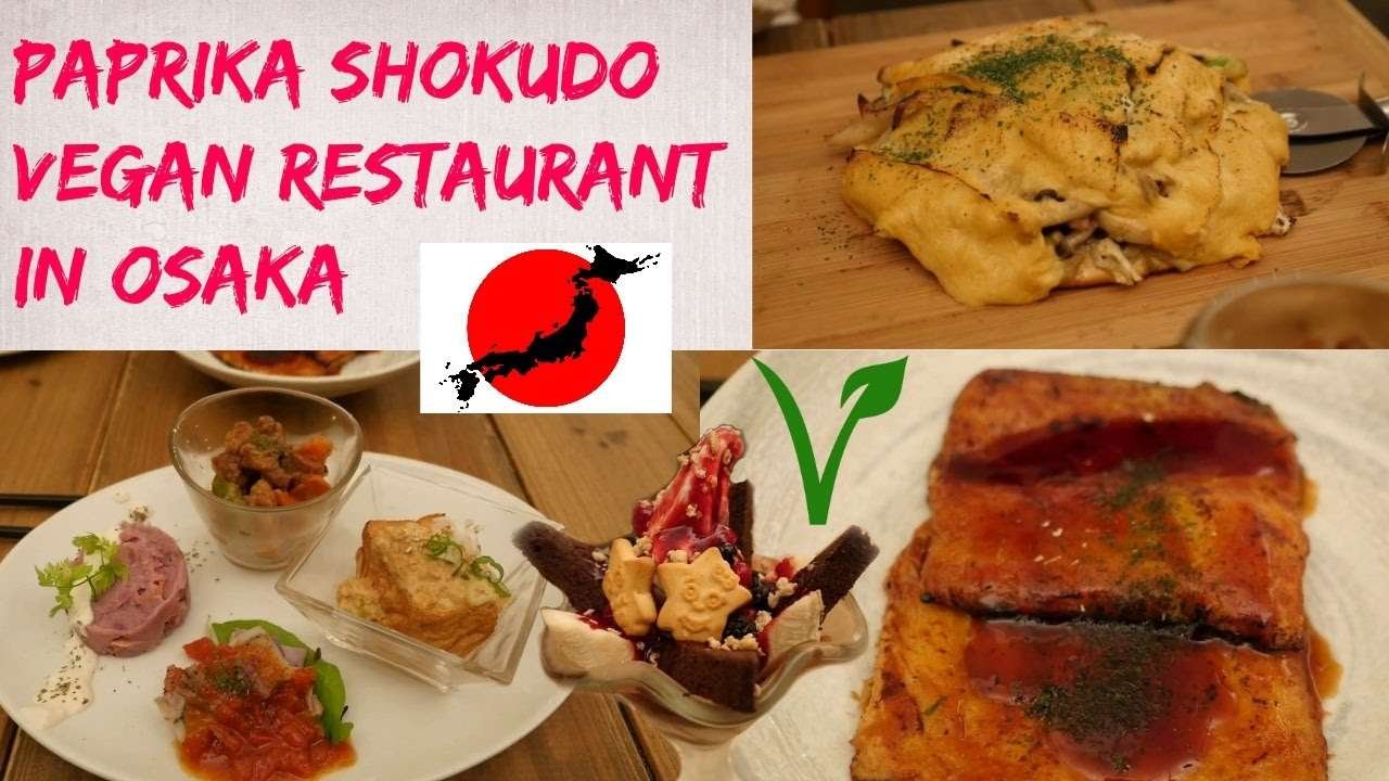 Dinner at Paprika Shokudo || Vegan Restaurant in Osaka City JAPAN