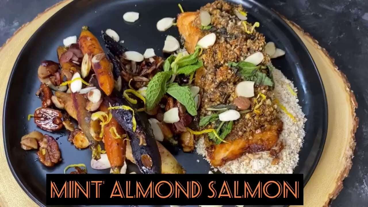 Mint Almond Salmon – Easy Fall Recipe