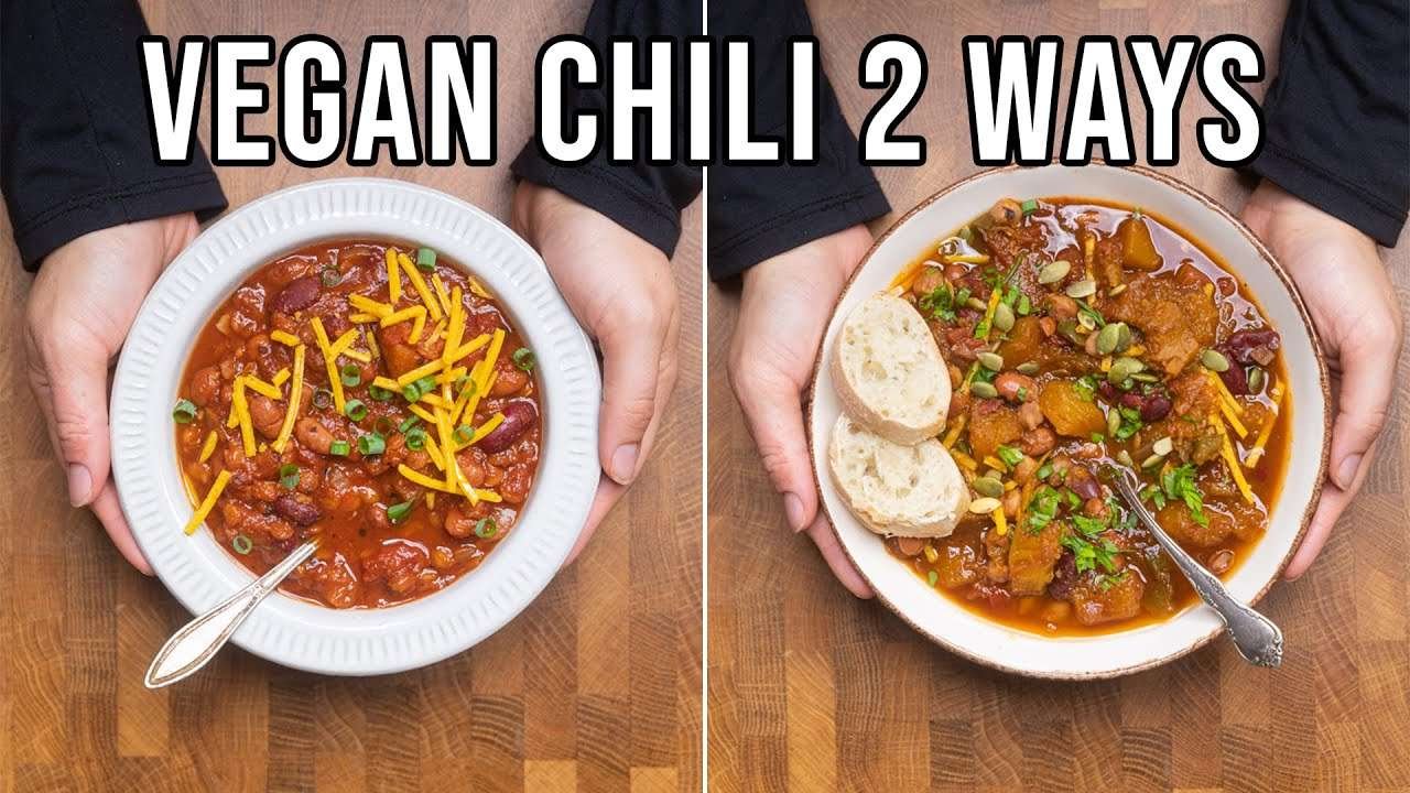 Easy Vegan Chili – 2 Ways | Vegan Pumpkin Chili | Vegan Apple Chili