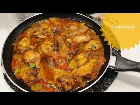 PILONS DE POULET AUX LAIT DE COCO/ CHICKEN COCONUT MILK