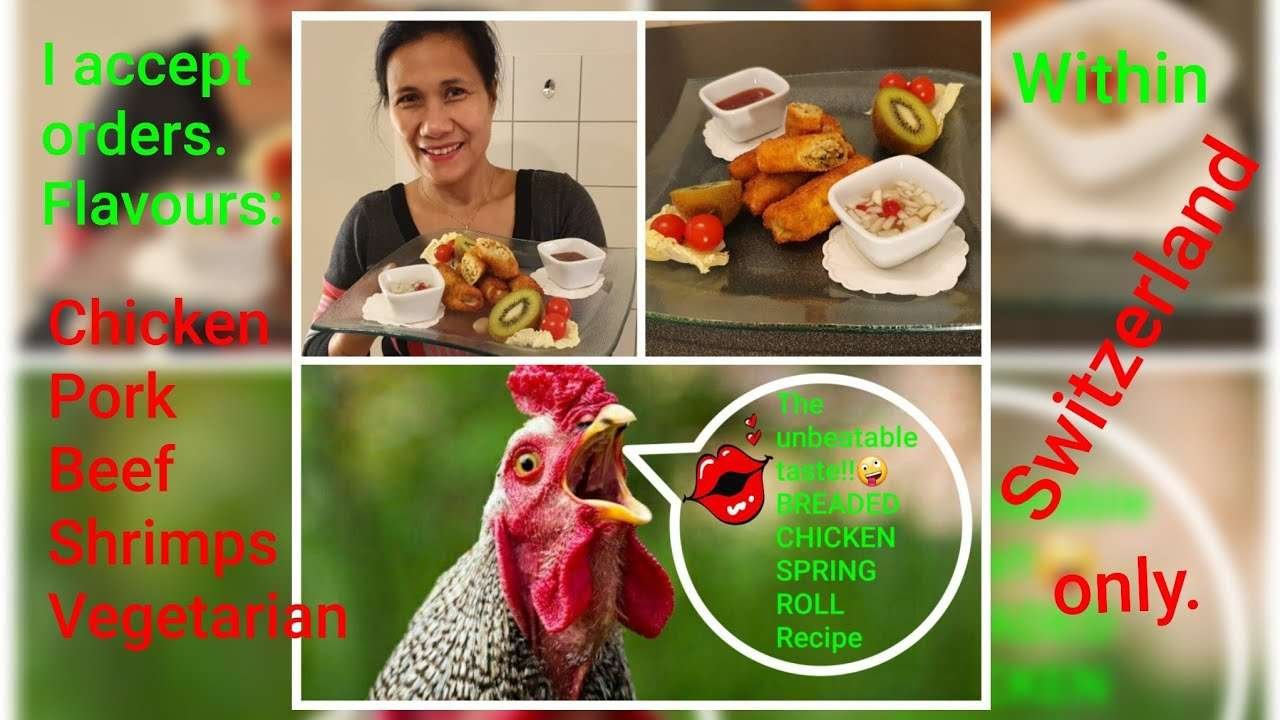 THE UNBEATABLE TASTE!😋🤩BREADED CHICKEN SPRING ROLL