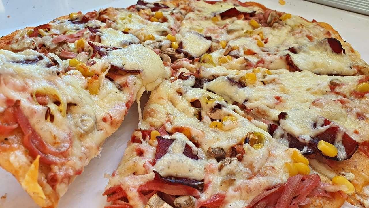 THE BEST PIZZA YOU'LL EVER EAT – Easy and tasty recipe – Homemade pizza |4K
