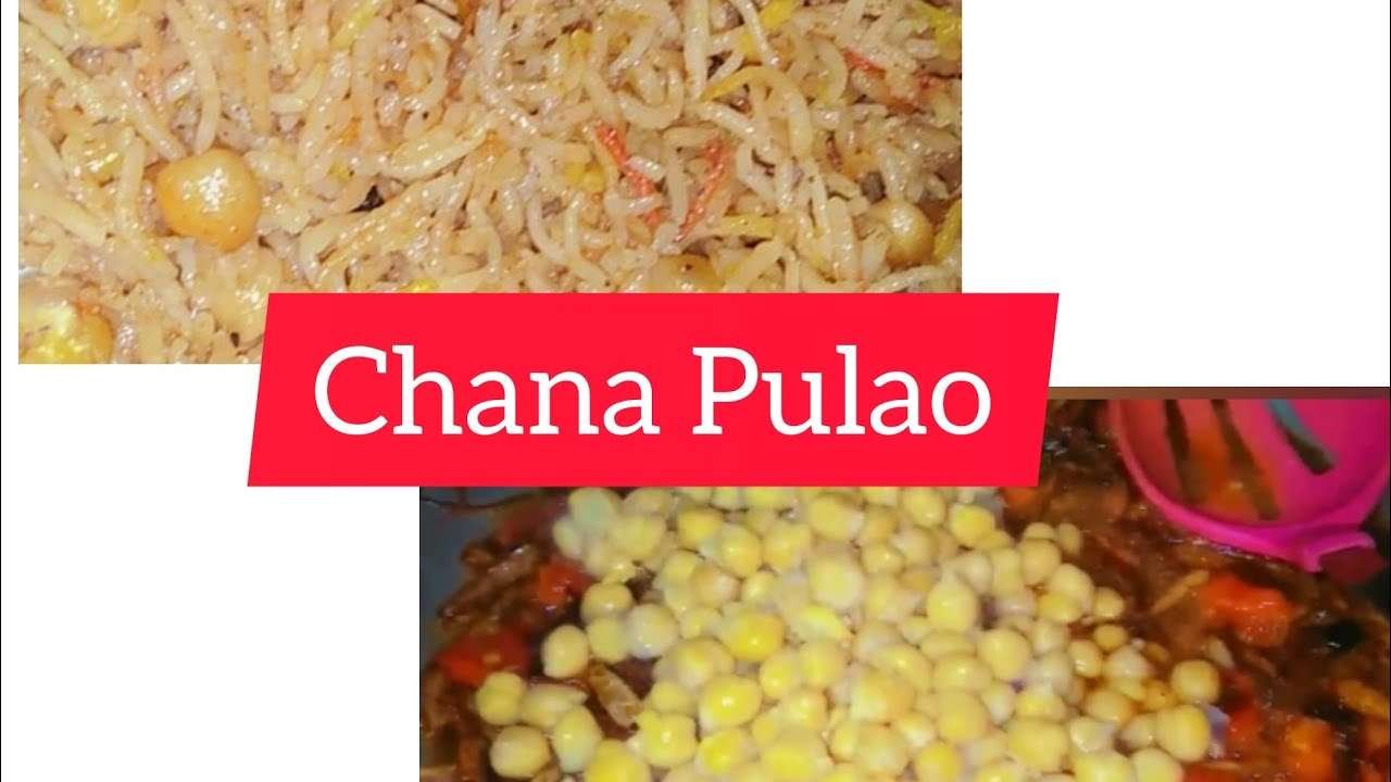 Chana Pulao easy recipe……