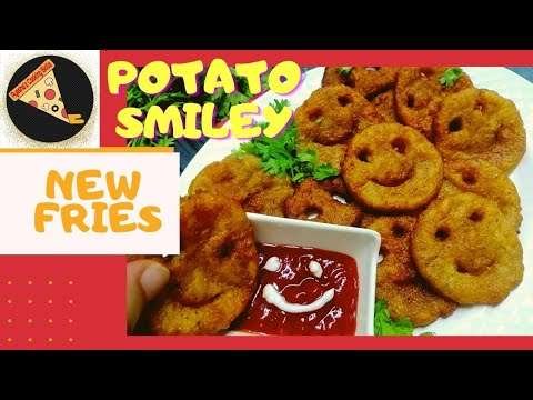 Homemade Potato Smiley||Emoji Fries Recipe||Easy Evening snacks idea for kids||Ayesha'z Cooking &..