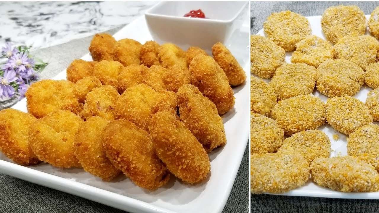 chicken nuggets| kids lunch box idea |McDonal's style chicken nuggets.
