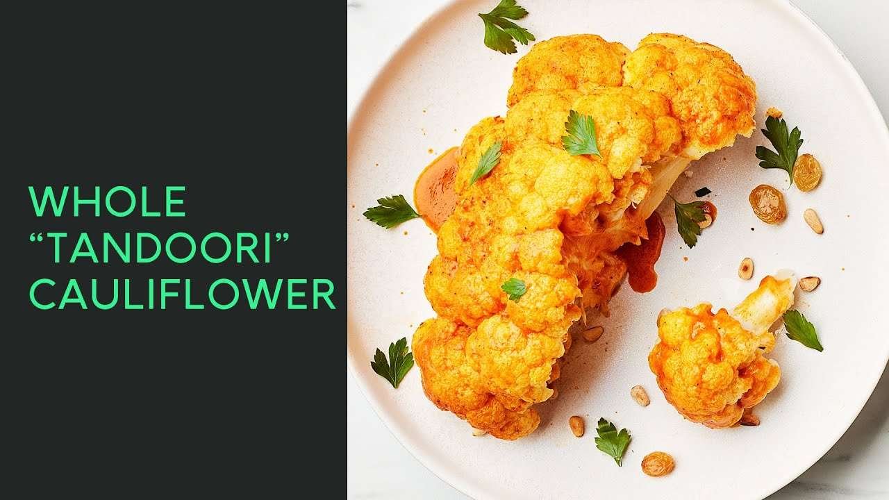 Easy Pressure Cooker Recipe: Whole “Tandoori” Cauliflower
