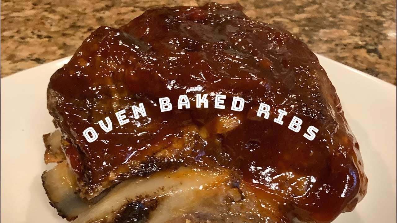 Fall Off The Bone Oven Baked Ribs. Full recipe below