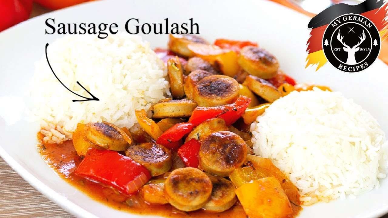 Sausage Goulash – Würstchen Gulasch ✪ MyGerman.Recipes