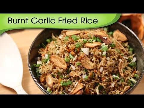 Burnt Garlic Fried Rice | Chinese Main Course Recipe | Ruchi's Kitchen
