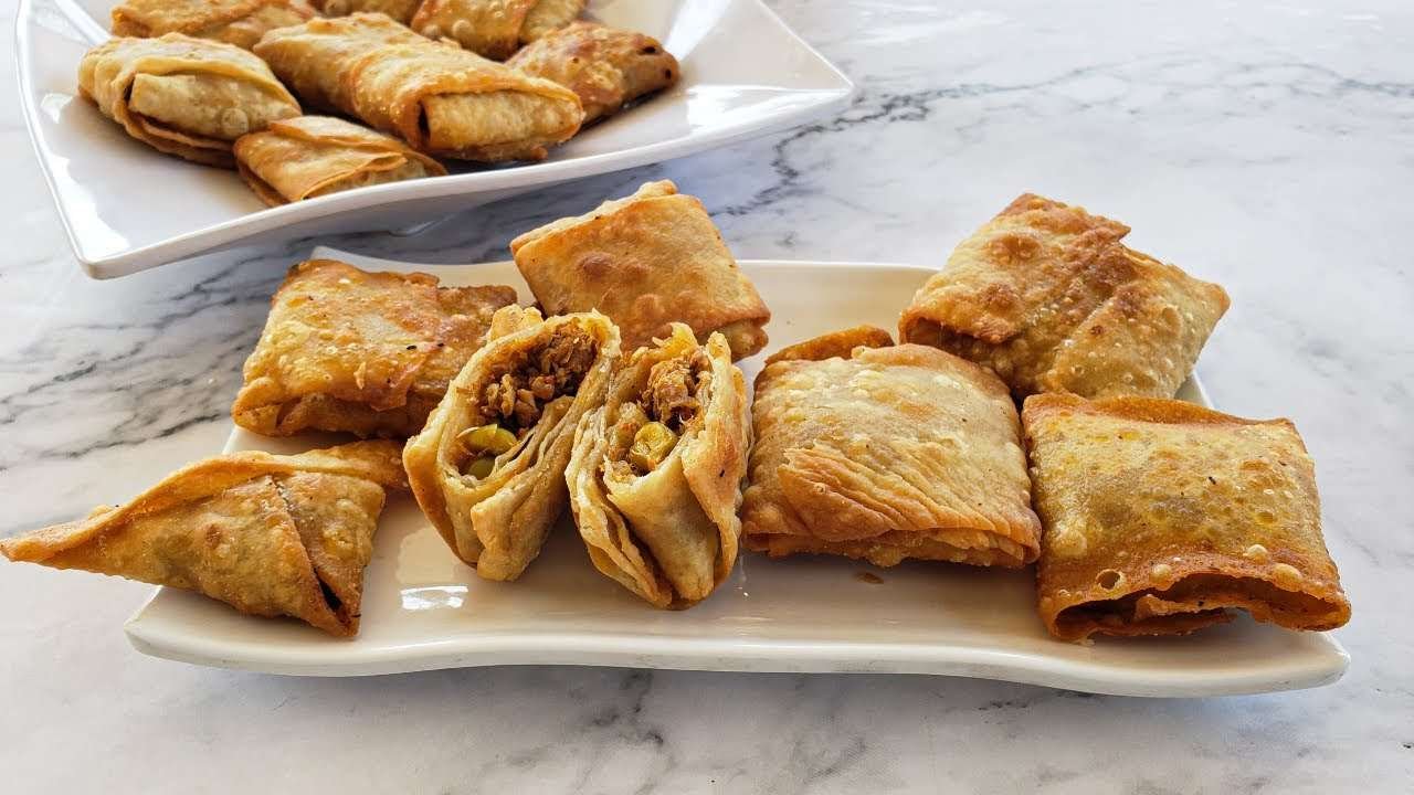 HOW TO MAKE SQUARE SAMOSA AT HOME FOR BEGINNERS | A STEP BY STEP SAMOSA TUTORIAL FOR BEGINNERS.