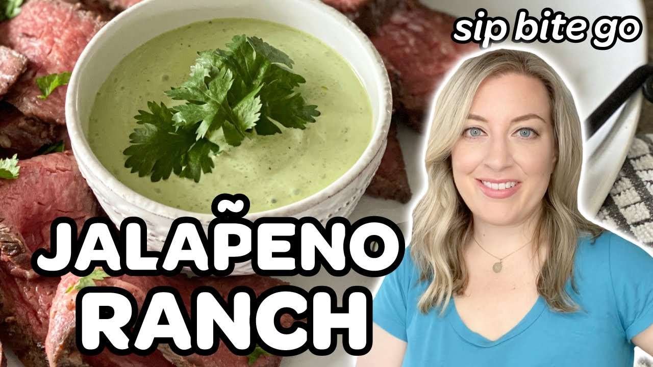 Jalapeno Ranch SAUCE For Meats (CREAMY + DELISH)