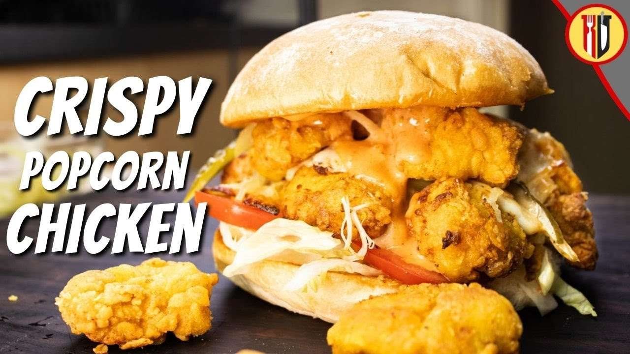 Amazing Popcorn Chicken Sandwich Recipe