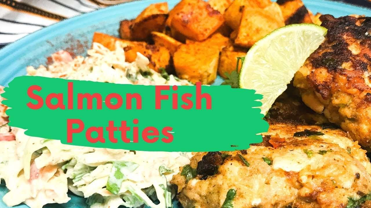 MAKING DELICIOUS SALMON PATTIES WITH FRESH SALMON #salmonpatties
