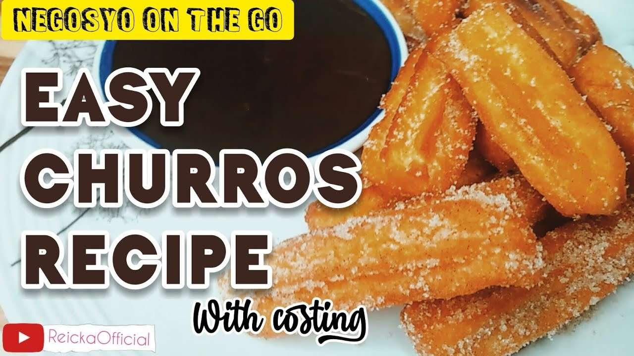 EASY CHURROS RECIPE | HOMEMADE CHURROS RECIPE | NEGOSYO RECIPE IDEAS | ReickaOfficial