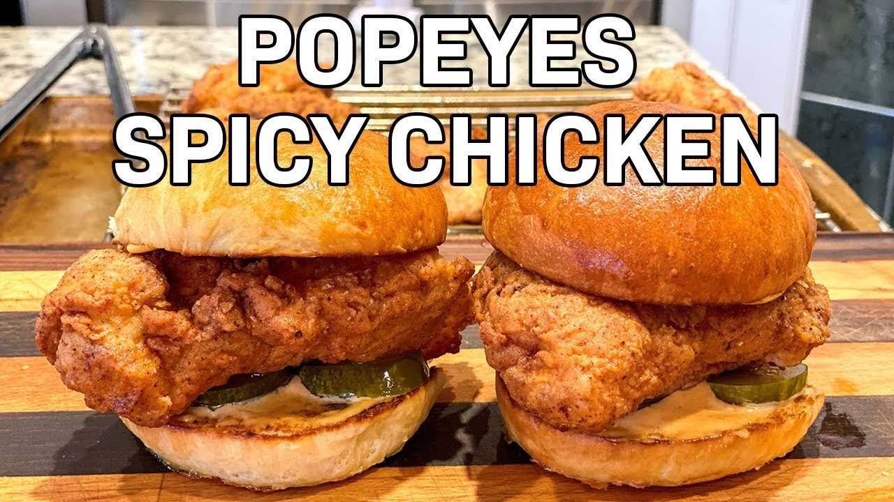 Cooking with Carby: Popeyes Spicy Chicken Sandwich
