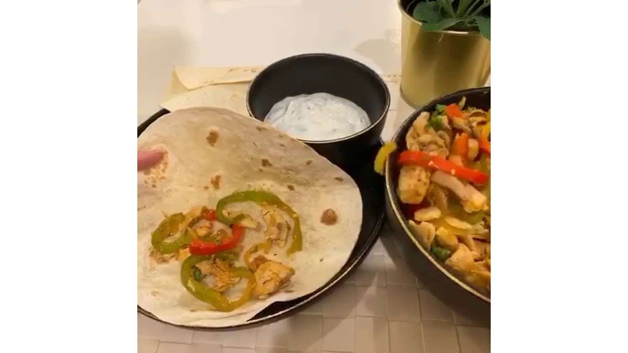 Fajita in a new way فاهيتا الدجاج اللذيذة على طريقتي