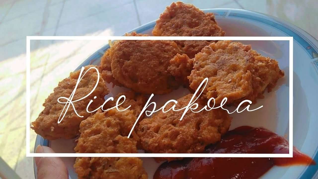 Rice pakora easy recipe…..