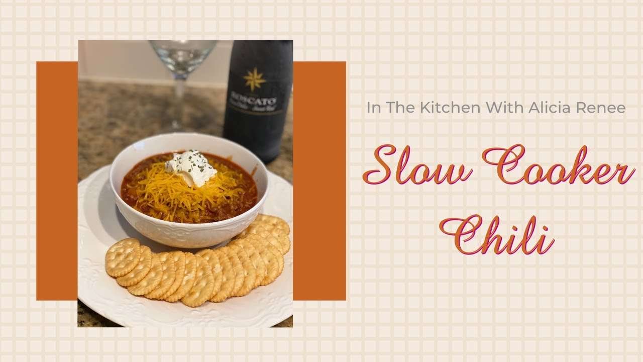 Quick and easy | Slow Cooker Chili 🌶