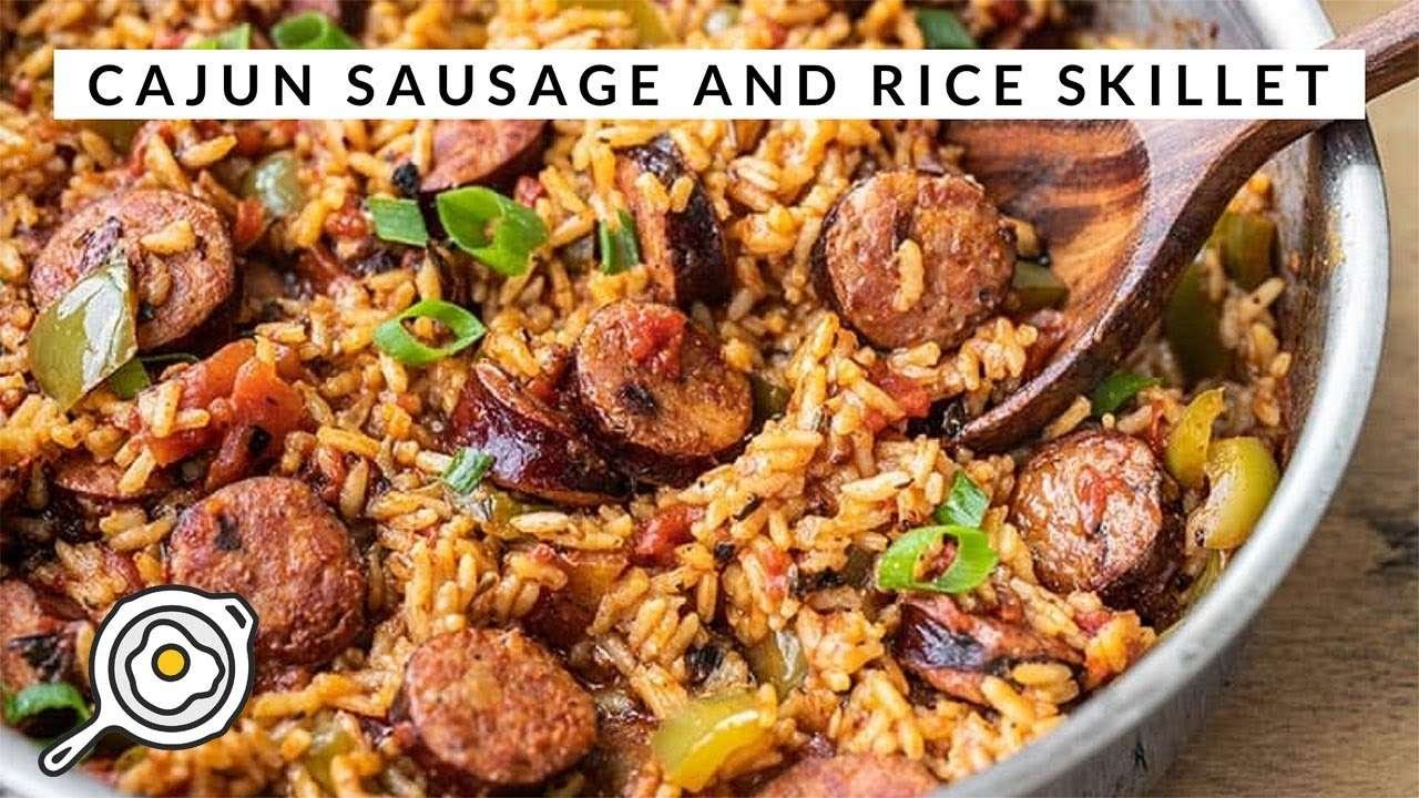 Cajun Sausage and Rice Skillet